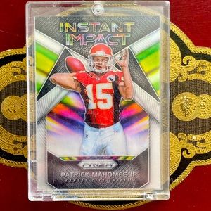 Instant Impact Panini Prizm Patrick Mahomes Card